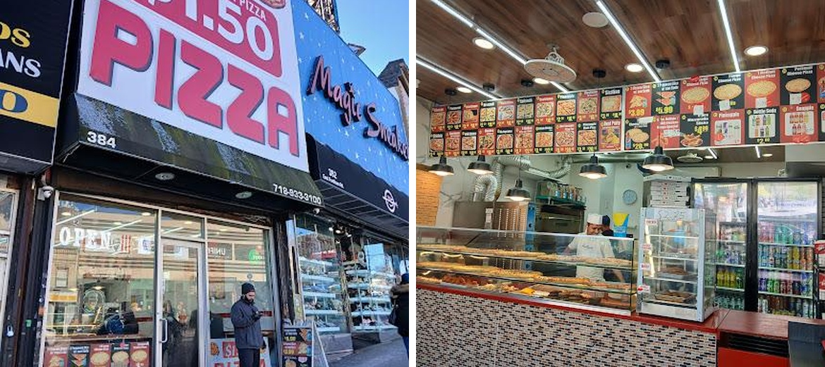 Fordham $1.50 Pizza & Empanadas Menu
